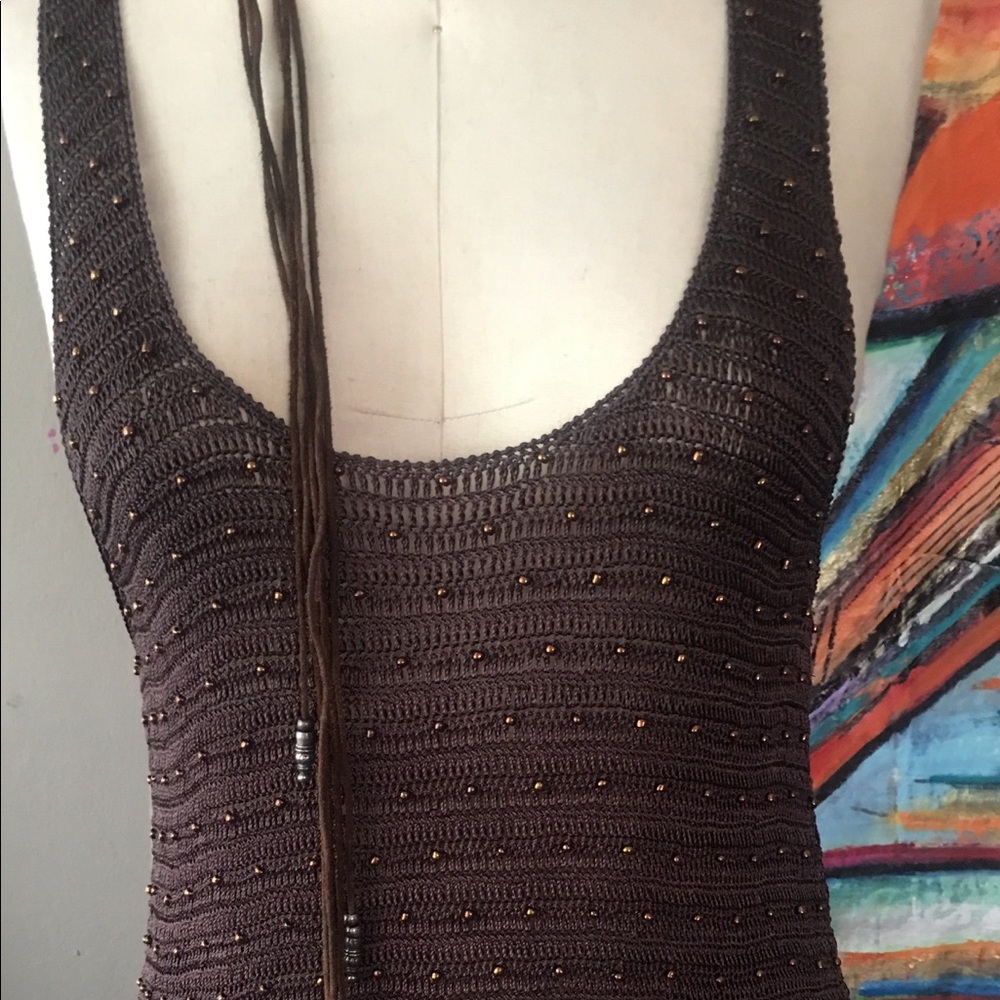 Beautiful brown knitted top by Willow and Oak